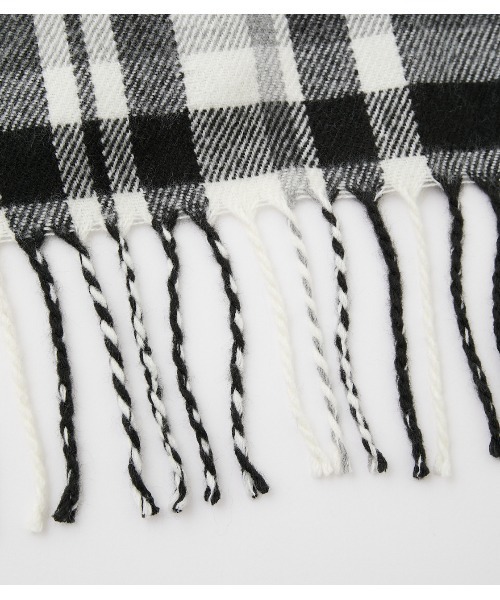 AZUL by moussy(アズールバイマウジー)の「SIMPLE PLAIN MUFFLER/シンプルプレーンマフラー(マフラー・メンズ・ブラック/グレー/アイボリー/ブラック系その他/ブルー系その他3・FREE)」の18枚目の写真