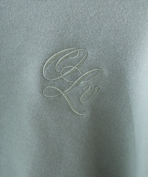 OLIVE des OLIVE(オリーブデオリーブ)の「クロップド丈トップス(Tシャツ/カットソー・レディース・チャコールグレー/オフホワイト/ミント・FREE)」の4枚目の写真