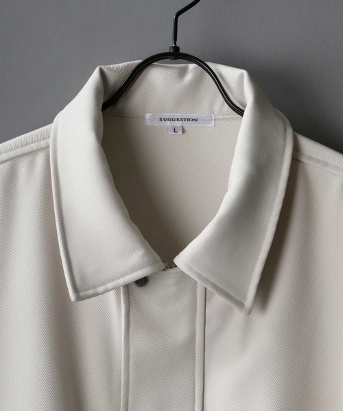 SITRY（シトリー）の「yoke design blouson/ヨークデザイン ブルゾン（ブルゾン・メンズ・ブルーグレー/グレイッシュベージュ/チャコール・M/L）」の14枚目の写真