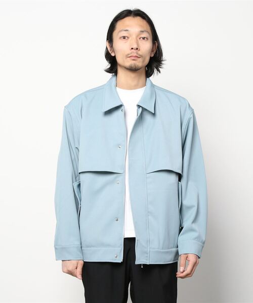 SITRY（シトリー）の「yoke design blouson/ヨークデザイン ブルゾン（ブルゾン・メンズ・ブルーグレー/グレイッシュベージュ/チャコール・M/L）」の7枚目の写真