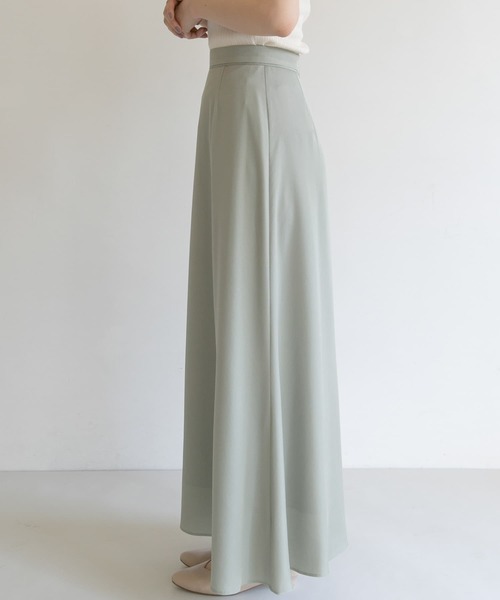 URBAN RESEARCH ROSSO（アーバンリサーチロッソ）の「シャンブレーサテンスカート（スカート・レディース・チャコールグレー/ミント/パープル系その他・36/38）」の10枚目の写真