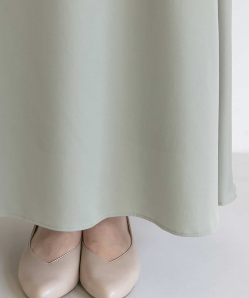 URBAN RESEARCH ROSSO（アーバンリサーチロッソ）の「シャンブレーサテンスカート（スカート・レディース・チャコールグレー/ミント/パープル系その他・36/38）」の18枚目の写真