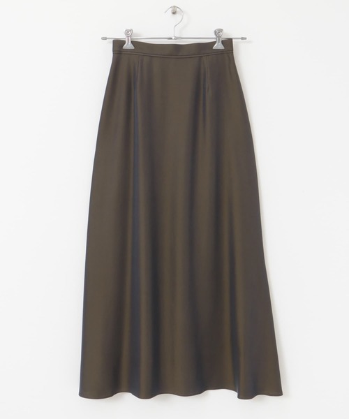 URBAN RESEARCH ROSSO（アーバンリサーチロッソ）の「シャンブレーサテンスカート（スカート・レディース・チャコールグレー/ミント/パープル系その他・36/38）」の7枚目の写真