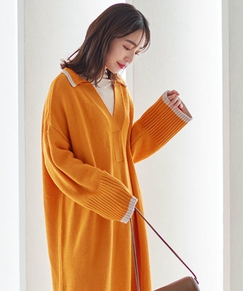 LOEWE★プリント リブ ストレッチ ジャージー マキシワンピース LOEWE ロエベ ドットシフォン アシンメトリーマキシドレス
