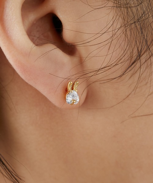 メガネピアスオレンジ ear PAPILLONNER（イアパピヨネ）の「【WEB限定カラー：オレンジ