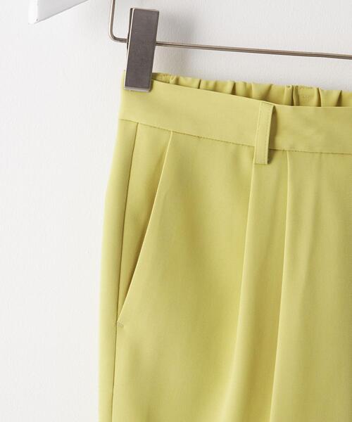 green label relaxing（グリーンレーベルリラクシング）の「【WEB限定】［ XS /H148-155㎝］サラフール テーパード パンツ -ウォッシャブル・ストレッチ・防シワ・UVカット-（その他パンツ・レディース・ベージュ/イエロー/ライム/ネイビー/ブラック・XS）」の21枚目の写真