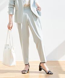 green label relaxing（グリーンレーベルリラクシング）の「【WEB限定】［ XS /H148-155㎝］サラフール テーパード パンツ -ウォッシャブル・ストレッチ・防シワ・UVカット-（その他パンツ）」
