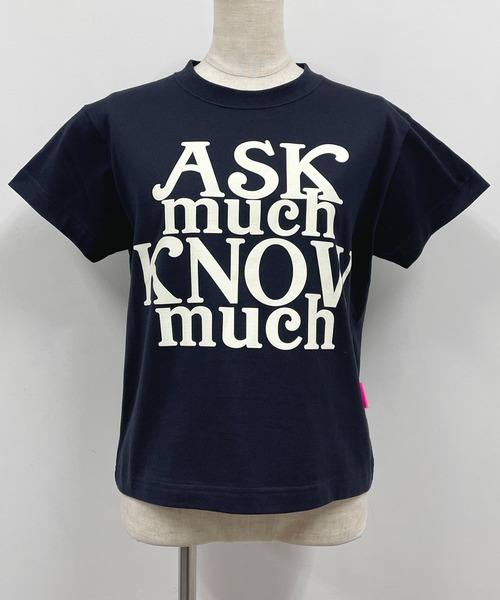 Thomas magpie(トーマスマグパイ)の「【THOMAS MAGPIE】30/2 スーパーコットンフロントロゴT(Tシャツ/カットソー・レディース・ホワイト/ネイビー・M)」の22枚目の写真