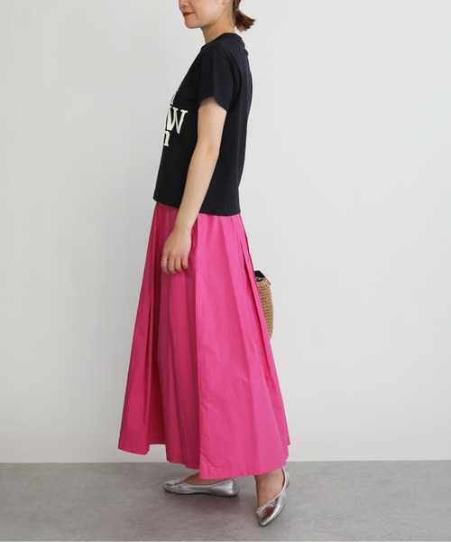 Thomas magpie(トーマスマグパイ)の「【THOMAS MAGPIE】30/2 スーパーコットンフロントロゴT(Tシャツ/カットソー・レディース・ホワイト/ネイビー・M)」の9枚目の写真