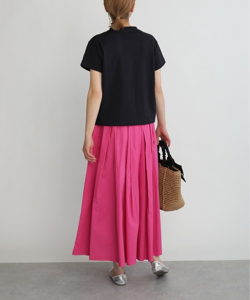 Thomas magpie(トーマスマグパイ)の「【THOMAS MAGPIE】30/2 スーパーコットンフロントロゴT(Tシャツ/カットソー・レディース・ホワイト/ネイビー・M)」の10枚目の写真