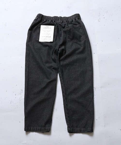 SPINNS(スピンズ)の「ストリート&古着MIX/デニムワイドイージーパンツ/シェフパンツ(デニムパンツ・メンズ・ブラック/ネイビー/サックスブルー/ブルー・M/L)」の22枚目の写真