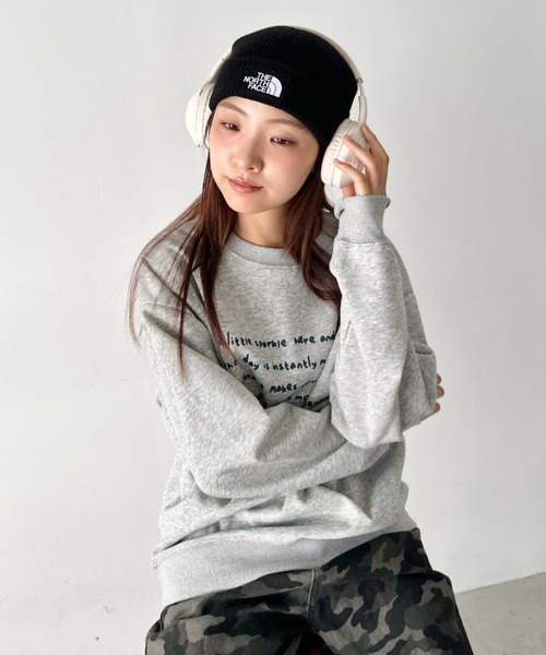 THE NORTH FACE(ザノースフェイス)の「THE NORTH FACE(ザ・ノースフェイス) / ビッグロゴビーニー BIG LOGO BEANIE ニットキャップ(ニットキャップ/ビーニー・メンズ・ブラック・FREE)」の11枚目の写真