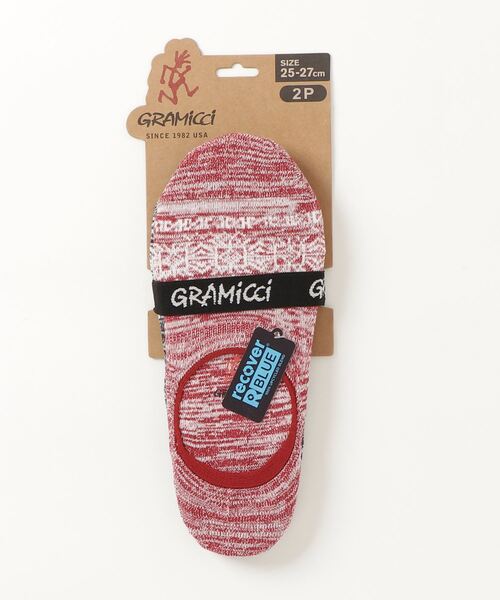 Gramicci(グラミチ)の「PATTERN FOOTCOVER SOCKS|パターンフットカバーソックス(ソックス/靴下・メンズ・グレー系その他/レッド系その他/ブラック系その他/C/B/A・25-27CM/23-25cm)」の4枚目の写真