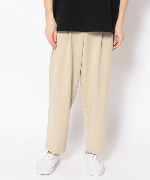 B'2nd（ビーセカンド）の「PointChary (ポイントチャーリー) WIDE 1TUCK TROUSERS（その他パンツ・メンズ・ブラック/ベージュ・MEDIUM/SMALL/LARGE）」の9枚目の写真