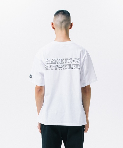 ROTTWEILER（ロットワイラー）の「LINE LOGO TEE（Tシャツ/カットソー・メンズ・グレー/ホワイト・M/XL/S/L）」の3枚目の写真