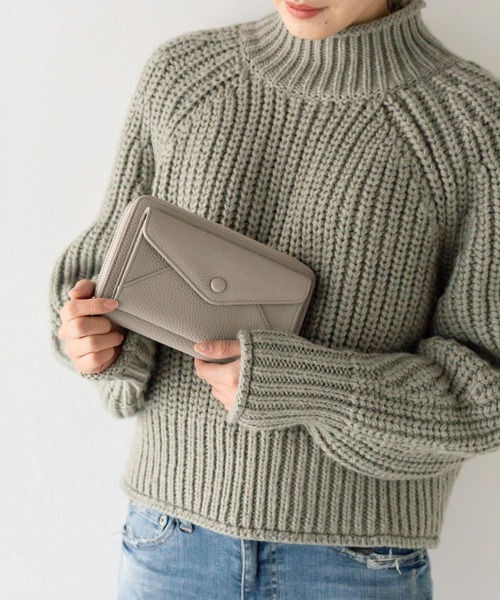 VitaFelice（ヴィータフェリーチェ）の「スキミング防止通帳ケース（パスポートケース・レディース・ライトグレー/モカ/チャコールグレー/シルバー/ブラック・FREE）」の15枚目の写真