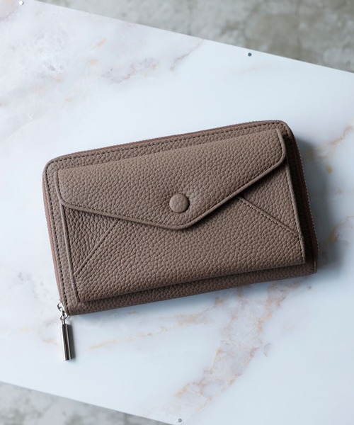 VitaFelice（ヴィータフェリーチェ）の「スキミング防止通帳ケース（パスポートケース・レディース・ライトグレー/モカ/チャコールグレー/シルバー/ブラック・FREE）」の10枚目の写真