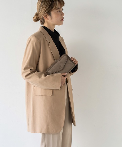 VitaFelice（ヴィータフェリーチェ）の「スキミング防止通帳ケース（パスポートケース・レディース・ライトグレー/モカ/チャコールグレー/シルバー/ブラック・FREE）」の9枚目の写真