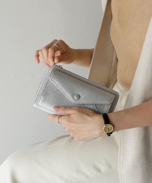 VitaFelice（ヴィータフェリーチェ）の「スキミング防止通帳ケース（パスポートケース・レディース・ライトグレー/モカ/チャコールグレー/シルバー/ブラック・FREE）」の16枚目の写真