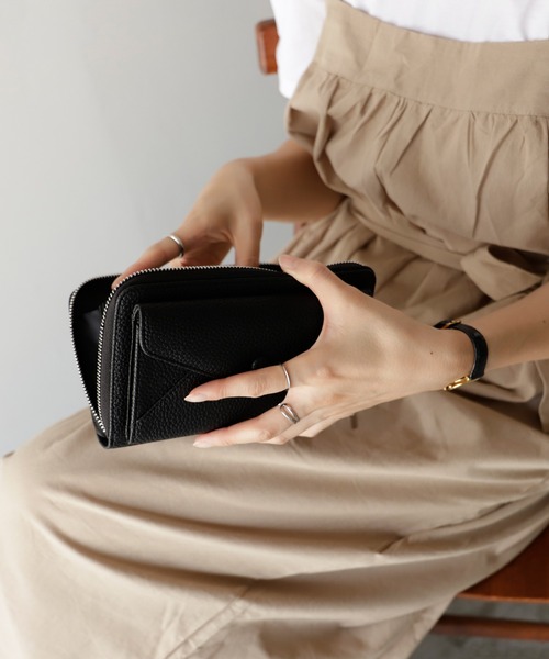 VitaFelice（ヴィータフェリーチェ）の「スキミング防止通帳ケース（パスポートケース・レディース・ライトグレー/モカ/チャコールグレー/シルバー/ブラック・FREE）」の19枚目の写真