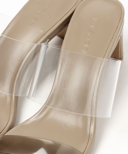 LEPSIM（レプシィム）の「クリアヒールサンダル　266792（サンダル・レディース・グレイッシュベージュ/イエロー・LARGE/MEDIUM）」の18枚目の写真