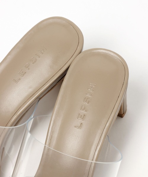 LEPSIM（レプシィム）の「クリアヒールサンダル　266792（サンダル・レディース・グレイッシュベージュ/イエロー・LARGE/MEDIUM）」の19枚目の写真