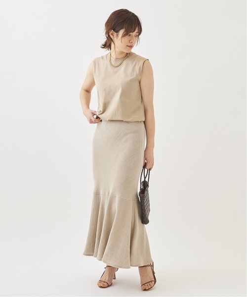 Plage - プラージュ  ノースリーブ Tシャツ Plage｜いま買い足したい！ラフに肌見せする 
