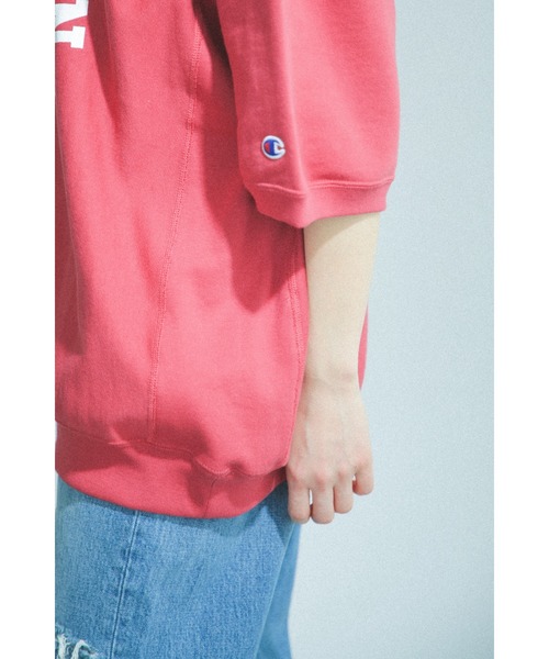 (Champion×ROSEBUD)<ROSEBUD別注>カレッジプリントリバースウィーブ