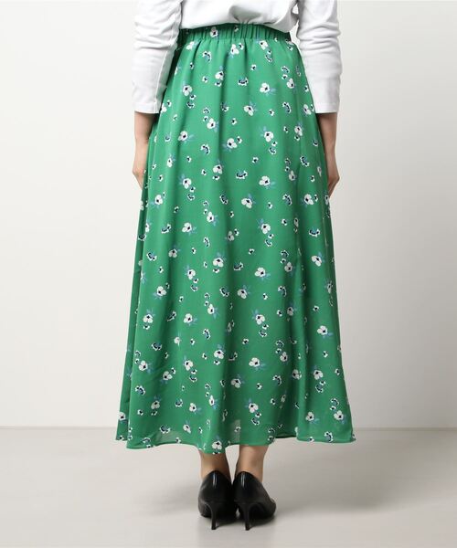LAGLAIA（ラグライア）の「【anana】フラワーロングSK（スカート・レディース・グリーン/ブルー・FREE）」の4枚目の写真