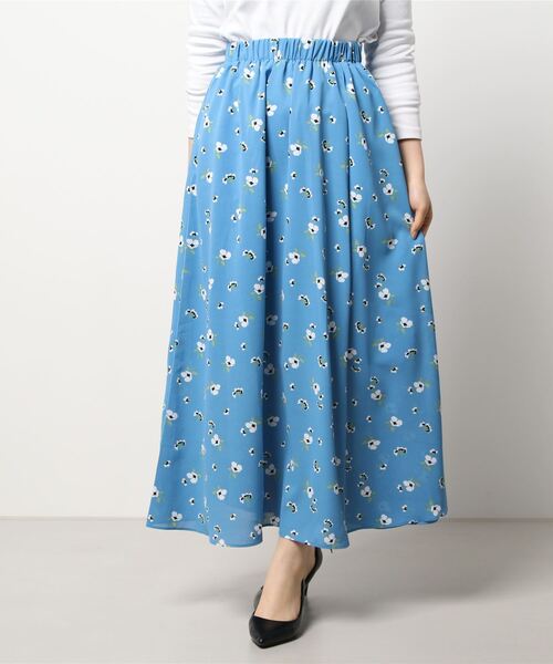 LAGLAIA（ラグライア）の「【anana】フラワーロングSK（スカート・レディース・グリーン/ブルー・FREE）」の10枚目の写真