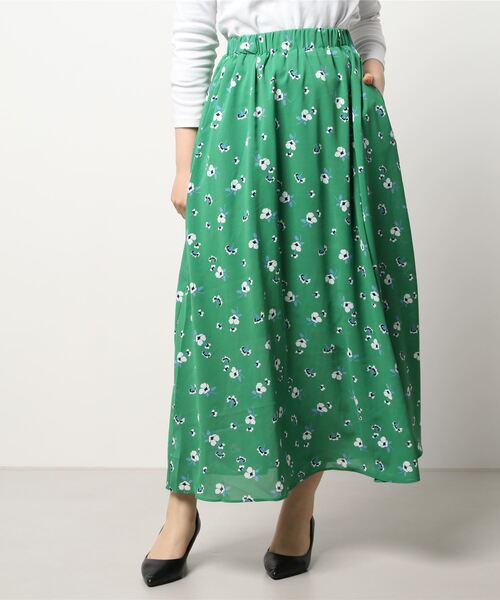 LAGLAIA（ラグライア）の「【anana】フラワーロングSK（スカート・レディース・グリーン/ブルー・FREE）」の9枚目の写真