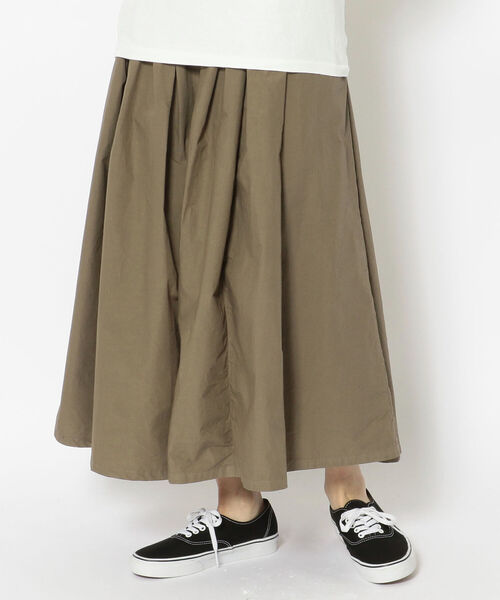 D.M.G.（ドミンゴ）の「D.M.G./ディーエムジー　マキシ丈スカート（スカート・レディース・ブルー/グレー/グリーン・FREE）」の2枚目の写真