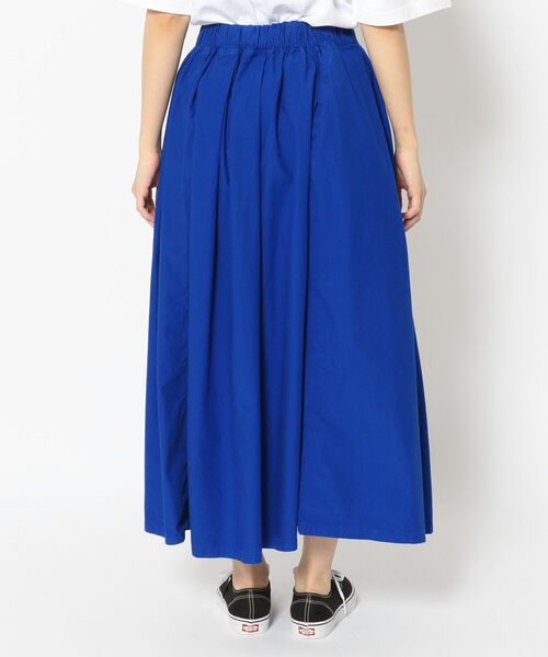 D.M.G.（ドミンゴ）の「D.M.G./ディーエムジー　マキシ丈スカート（スカート・レディース・ブルー/グレー/グリーン・FREE）」の5枚目の写真