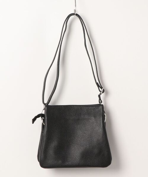 NOMBRE IMPAIR（ノンブルアンペール）の「【MARCO BIANCHINI】トリプルポケットショルダーBAG（ショルダーバッグ・レディース・ブラック/ブラウン/グリーン・FREE）」の4枚目の写真
