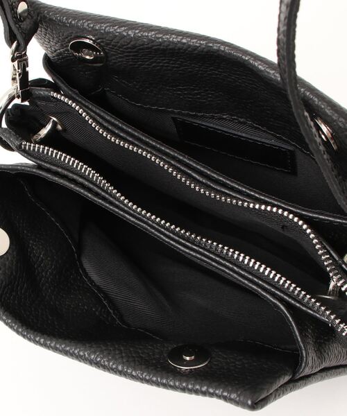 NOMBRE IMPAIR（ノンブルアンペール）の「【MARCO BIANCHINI】トリプルポケットショルダーBAG（ショルダーバッグ・レディース・ブラック/ブラウン/グリーン・FREE）」の6枚目の写真