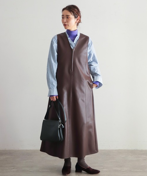 NOMBRE IMPAIR（ノンブルアンペール）の「【MARCO BIANCHINI】トリプルポケットショルダーBAG（ショルダーバッグ・レディース・ブラック/ブラウン/グリーン・FREE）」の13枚目の写真