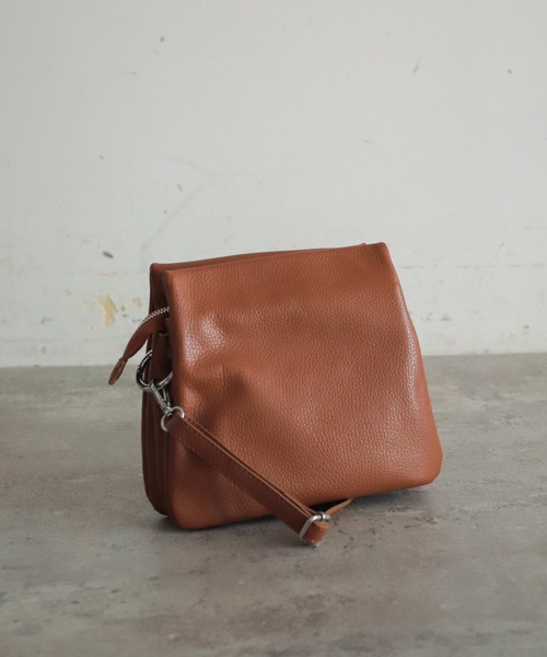 NOMBRE IMPAIR（ノンブルアンペール）の「【MARCO BIANCHINI】トリプルポケットショルダーBAG（ショルダーバッグ・レディース・ブラック/ブラウン/グリーン・FREE）」の8枚目の写真