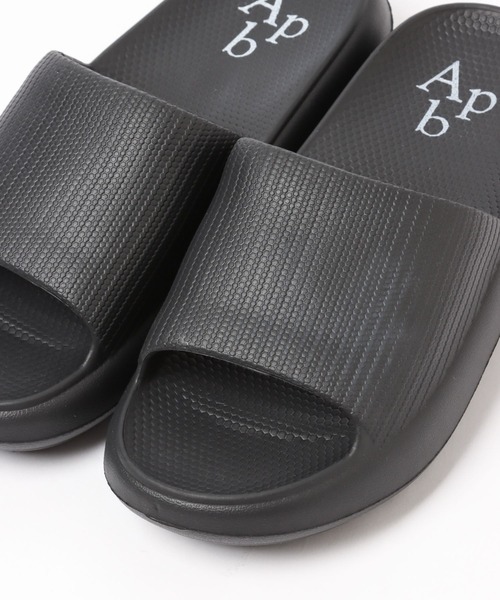 A part by（アパートバイ）の「【Apbロゴ】スライドサンダル　281963（サンダル・レディース・ブラック/グレー系その他4・MEDIUM/LARGE）」の9枚目の写真