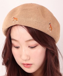 Sense of Grace（センスオブグレース）の「SENSE OF GRACE アニマル柄刺繍 ベレー帽（ハンチング/ベレー帽・メンズ）」