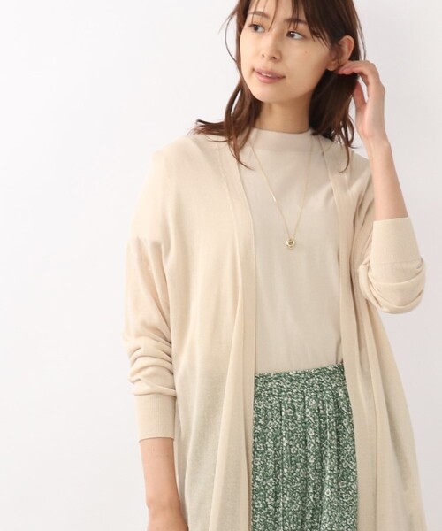 DRESKIP（ドレスキップ）の「◆レーヨンナイロンショールカーディガン（カーディガン/ボレロ・レディース・ブラック/オフホワイト/ナチュラル・02/03）」の3枚目の写真