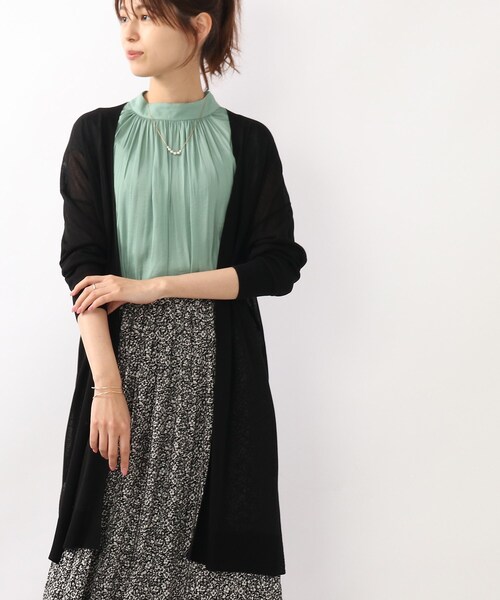 DRESKIP（ドレスキップ）の「◆レーヨンナイロンショールカーディガン（カーディガン/ボレロ・レディース・ブラック/オフホワイト/ナチュラル・02/03）」の20枚目の写真