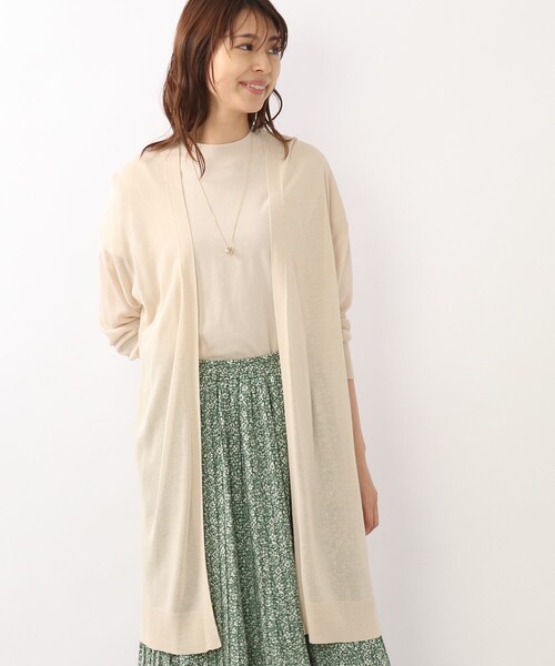 DRESKIP（ドレスキップ）の「◆レーヨンナイロンショールカーディガン（カーディガン/ボレロ・レディース・ブラック/オフホワイト/ナチュラル・02/03）」の8枚目の写真