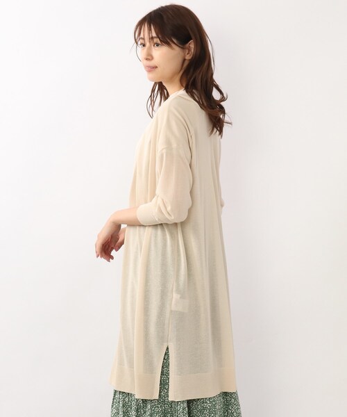 DRESKIP（ドレスキップ）の「◆レーヨンナイロンショールカーディガン（カーディガン/ボレロ・レディース・ブラック/オフホワイト/ナチュラル・02/03）」の9枚目の写真