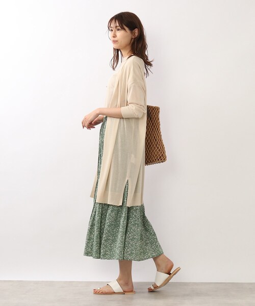 DRESKIP（ドレスキップ）の「◆レーヨンナイロンショールカーディガン（カーディガン/ボレロ・レディース・ブラック/オフホワイト/ナチュラル・02/03）」の11枚目の写真