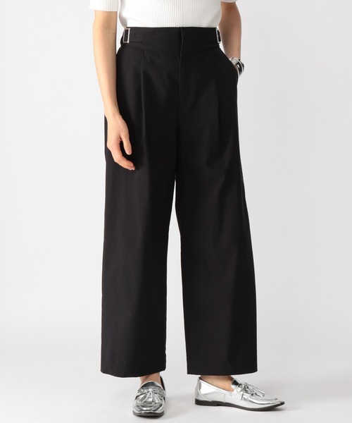 BARNYARDSTORM（バンヤードストーム）の「BARNYARDSTORM / ウエストベルトワイドパンツ（その他パンツ・レディース・ブラック/グリーン/イエロー・00/0/1/2）」の12枚目の写真