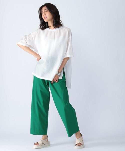 BARNYARDSTORM（バンヤードストーム）の「BARNYARDSTORM / ウエストベルトワイドパンツ（その他パンツ・レディース・ブラック/グリーン/イエロー・00/0/1/2）」の11枚目の写真