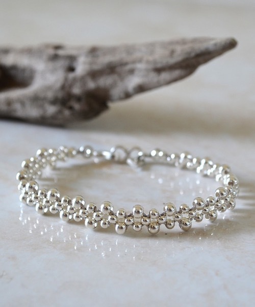 【MANANAS /】マナナス/ Beaded Ball Bracelet (Ladys)