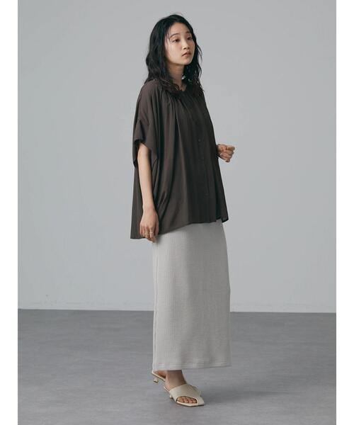 CRAFT STANDARD BOUTIQUE（クラフトスタンダードブティック）の「スクエアトングカバーヒールサンダル　＊（サンダル・レディース・ブラック/オフホワイト・S/M/L）」の9枚目の写真