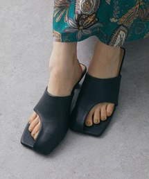 CRAFT STANDARD BOUTIQUE | スクエアトングカバーヒールサンダル　＊(サンダル)