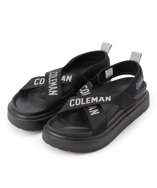 COLEMAN（コールマン）の「◆【Coleman/コールマン別注】ソックス付クロスベルトサンダル（サンダル・メンズ・ブラック/サンドベージュ/カーキ・60/70）」の13枚目の写真